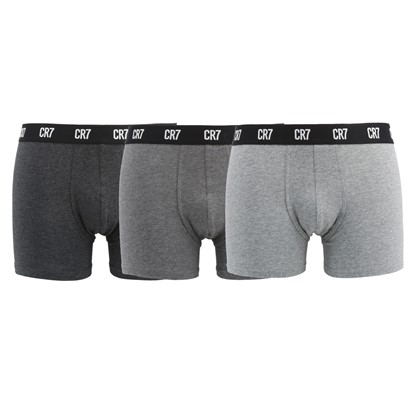 Cr7 Cristiano Ronaldo Men Underwear 8100-49 Tripack Grey