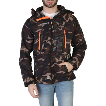 Picture of Geographical Norway Men Clothing Techno-Camo Man Brown